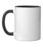 Lefty Hilarious Left Hand Writing Humor Ceramic Mug, Black/White