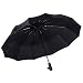 MARXIAO Automatico Double-Layer Protezione UV Parasole Compact Folding Protezione Antivento Teflon Zanzariera Tenda Uomini E Donne Ombrello da Viaggio,Melanin