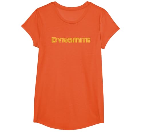 Dynamite T-Shirt, Girls, Orange, Small