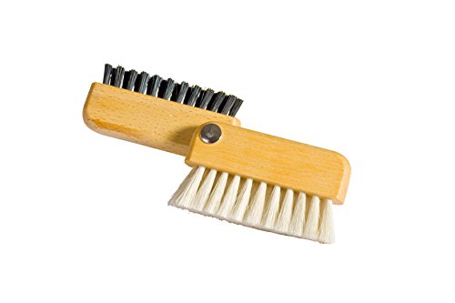 Image of REDECKER Goat Hair /Natural Pig Bristle Laptop Brush with Oiled Beechwood Handle, 3-Inches - German Goat Hair Laptop Brush