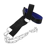 LOORGVEL Nackenstärkungsgerät für Nackentraining Verstellbarer Kopfgurt für Muskelwachstum und...