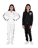 Star Ride Sweet Butterfly Girls Jogger Sets 4 Piece Kids Fashion Hoodie and Sweatpants Clothing Set