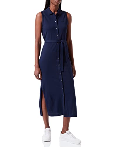 Lacoste Damen EF1107 Kleid, Marine, 36