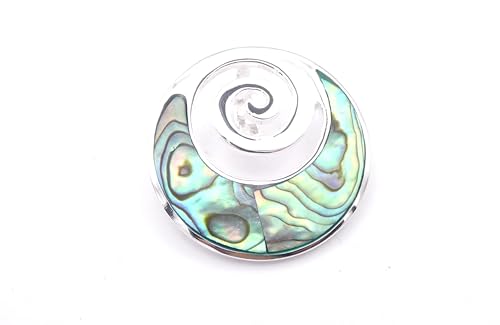 Anhänger Silber, mit echter Abalone Muschel, Sterlingsilber, Schmuck Damen
