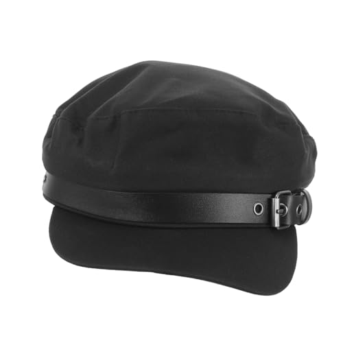 VANZACK Women's Stylish Beret Hat Peaked Caps Fashionable Wide Brim Hats for Women Black