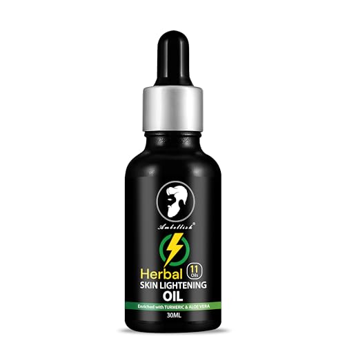 Skin Lightening Herbal Hair Oil Skin For Natural De-Tan, Skin Brightening, Moisturize The Dry Skin, Daily use Pack of 30ML