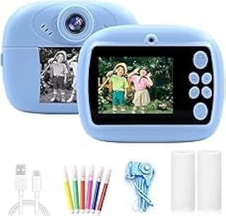 Instant Print Camera for Kids with 1080P HD Video, 48MP Dual Selfie Lens, Bluetooth & App Control, Digital Photo Printer f... Price In India