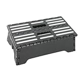 Installation Facile et Rapide: Conçu pour une commodité maximale, cet escabeau pliant permet une installation rapide et sans outil, permettant aux utilisateurs de le déplier sans effort dès que nécessaire. Idéal pour des tâches comme peindre les , accéder à des endroits difficiles d'accès à l'intérieur ou à l'extérieur, ou pour des projets spontanés, sa facilité d'utilisation le rend ue pour un usage fréquent. La simplicité de déploiement de cet escabeau pliant en fait un allié pour le