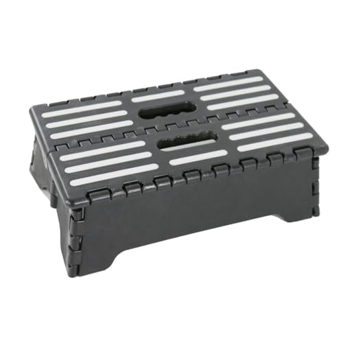 Small Folding Step Ladder, Heavy Duty Non-Slip Ladder - Folding Step Stool - for Adults Elderly Bed Bathroom Kitchen Chair Dorm Home Outdoor Shower Car