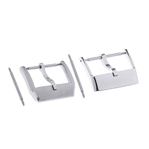 MYADDICTION Stainless Steel Pin Buckle Polished Replacement Clasp for Watch Band Strap Jewelry & Watches | Watches, Parts & Accessories | Wristwatch Bands