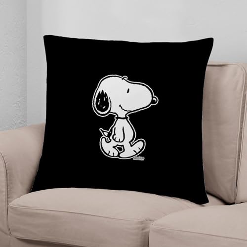 Image of CafePress Peanuts Snoopy Everyday Pillow Square Pillow, Decorative Accent Pillow Woven