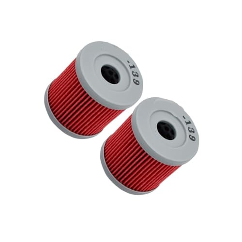 Filtro de aceite de alta filtración para Suzuki Quadracer LTR 450 y DRZ400E, juego de 2 piezas