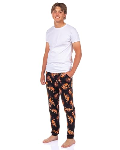 Disney The Lion King Pajama Pants Adult Scar All Over Print PJ Lounge Joggers2