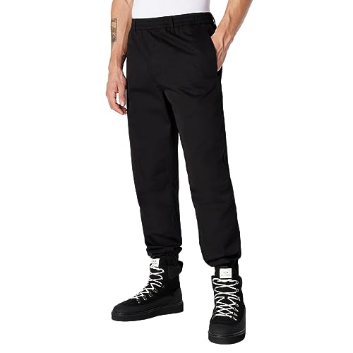 Armani Exchange Men's Nylon Twill Ergonomic Drawstring Jogger