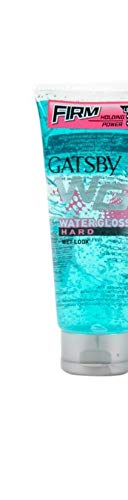 Image of Gatsby Leather Water Gloss Hard, Blue, 100g