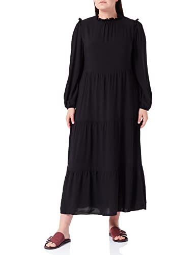 Robe noire DeFacto X3207AZ taille 46 coupe moderne tissu extensible