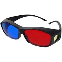 Othmro 3D Style Glasses 3D Viewing Glasses Durable 3D Movie Game Glasses Red-Blue 3D Glasses Plastic Frame Black Resin Lens for 3D TV Cinema Films DVD Viewing Home Movies