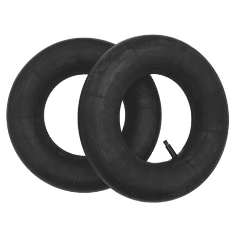QsEzDo 3.50/4.00-6 Inner Tube with TR13 Straight Valve Stem, 2-Pack, Fits 13x4.00-6; 4.00-6; 3.50-6; 3.50/4.00-6, For Wheelbarrows, For Go Kart