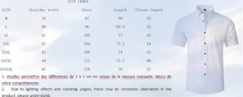 Zealburst Shirts for Men, Stretch Non-Iron Anti-Wrinkle Quick-Dry, Breathable Cotton Casual Buttons Sports Shirt2