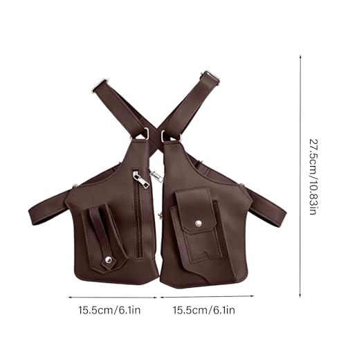 Cartera ajustable para las axilas con espacio para pasaporte, dinero y teléfono 5