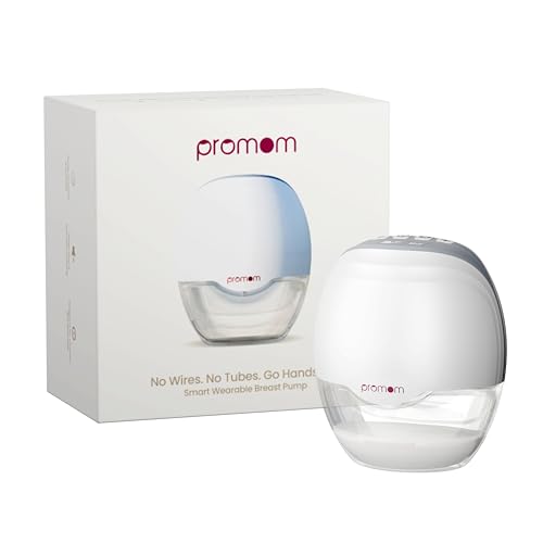 Promom Electric Breast Pump, Cordless/Compact/Portable/Hands-Free...