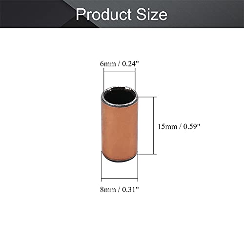 Othmro - Cuscinetto a maniche lunghe 6 mm, foro x