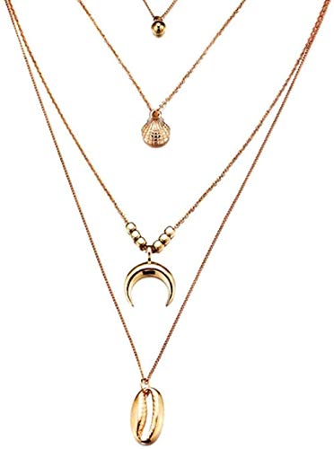 Preisvergleich Produktbild CKAWM Halskette Schmuck Frau Anhänger Frau Schmetterling Anhänger Halskette Mehrschichtige Halskette