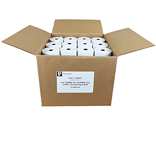 Star TSP800 & TSP847 Thermal Paper Rolls - 4 3/8