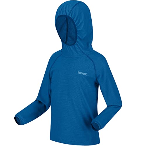 Regatta Kids Loco Overhead Pullover Fleece Hoodie - Imperial Blue - 3-4Y