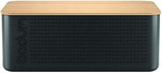 Bodum Bistro Bread Box, Black, Large