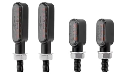 Clignotant de moto 12V puissant à double éclairage LED et feu de jour