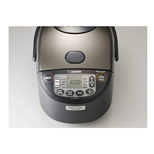 Zojirushi Nl GAC10BM 5.5 Cup Umami Micom Rice Cooker and Warmer (Black) - image 7