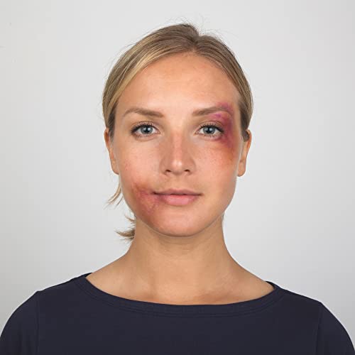 Narrative Cosmetics 6-Color Bruise Wheel, Professional Sfx Cream Makeup Palette With Foam Sponges For The Stage, Film, Costumes, Cosplay #TOP3