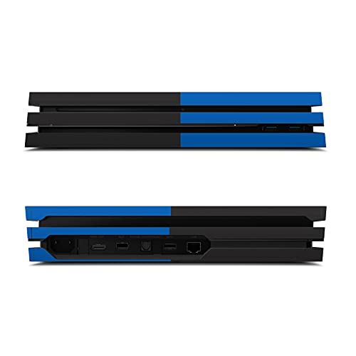Couverture vinyle bleu et noir compatible manette et console PS4 Pro - 3