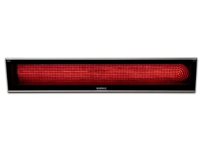 Bromic Platinum Smart Heat 4500W Electric Patio Heater - Radiant Infrared, 220V-240V, Black Finish - BH3622000