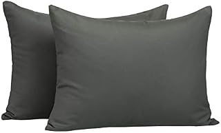 NTBAY Microfiber Toddler Pillowcases, 2 Pcs Zipper Closure Travel Pillow Covers, 13 x