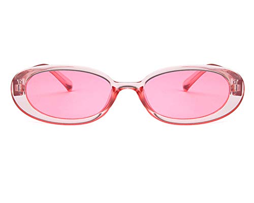Image of Shiratori Women's Retro Oval Holiday Sunglasses Non-polarized UV400