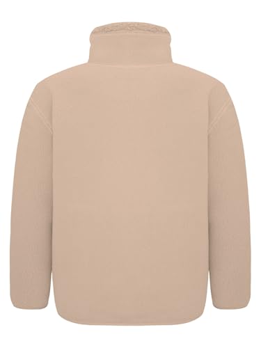 Kids Girls Boys Warm Fleece Athletic Jacket Solid Color Long Sleeve Stand Collar Full Zip Sweatshirt Tops2