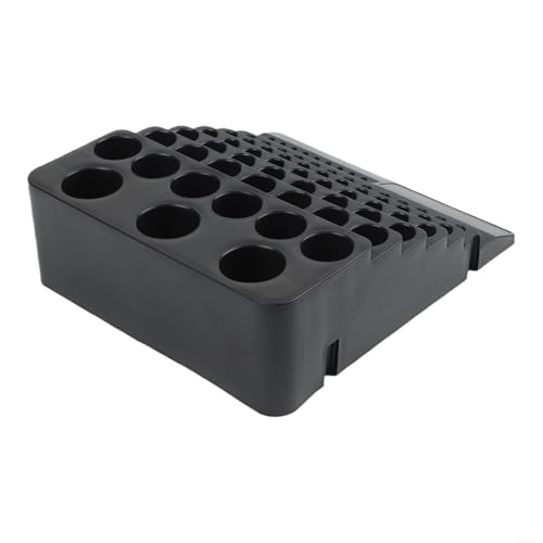Boîte de rangement 84 trous pour porte-outils CNC avec 9 tailles d'alésage pour fraises en bout, forets, tours, accessoires d'atelier – vue 8