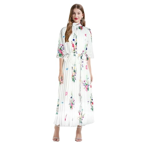 Robe longue d'été en mousseline fluide idéale pour vos soirées chics et cocktails en terrasse