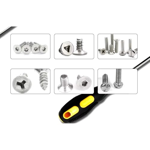 Jogo de Chaves de Fenda Philips Estrela, 12 Pontas Intercambiáveis, para Conserto e Reparo de Eletrô