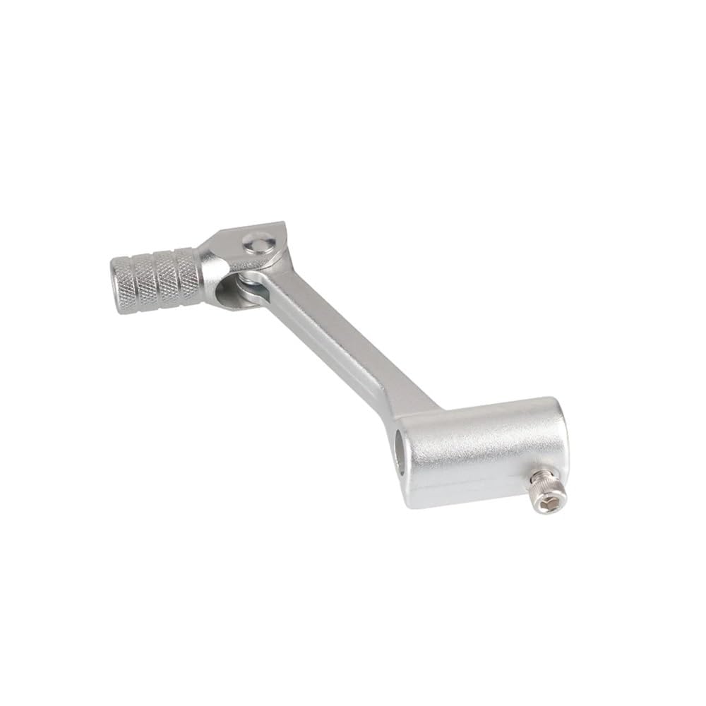 Teknui Silver Motorcycle Gear Lever Motorcycle Shift Lever Accessories Folding Gear Shifter Shift Lever Shifter For Dirt Pit Bike Kayo