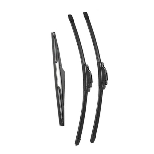 Essuie-glace avant et arrière pour Citroën C4 MK2 de 2010 à 2018, balais de voiture (pack de 3 pièces)