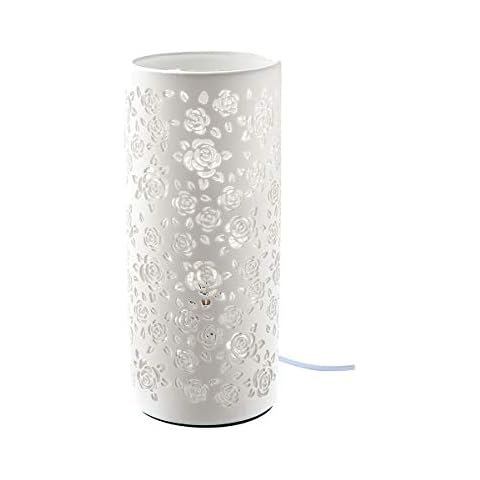 Gilde Lampe Rose en Porcelaine Cover