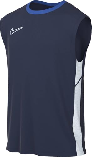 Nike Academy 25 Haut De Foot sans Manches Dri-Fit pour Homme, Midnight Navy/Royal Blue/White/White,...