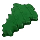 SHINEOFI Molde para Hornear Forma de Árbol de Navidad de Silicona Flexible Antiadherente Grado Alimenticio Molde para Pastel DIY para Repostería Festiva y Decoración Navideña