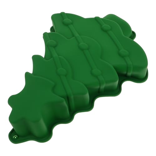 SHINEOFI Molde para Hornear Forma de Árbol de Navidad de Silicona Flexible Antiadherente Grado Alimenticio Molde para Pastel DIY para Repostería Festiva y Decoración Navideña