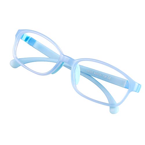 Image of VisionGlobal Blue Light Blocking Glasses for kids, Anti Eyestrain and Blurry, Computer Glasses, Anti Glare