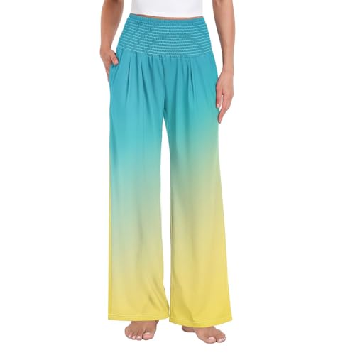 Pantalon Palazzo à jambe large avec poches confortables