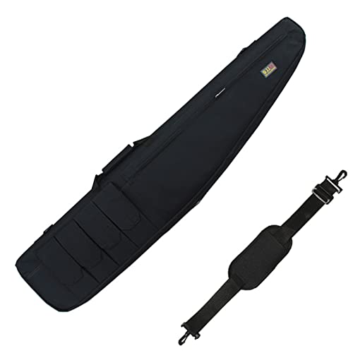 DFANCE Bolsa para Rifle, Funda para Armas Largas, Durable Funda Armas Largas,Bolsa Táctica Funda para Rifle,Almacenar Transportar Rifles Individuales,para Coleccionistas Armas,Negro,130cm/51.2in Cover